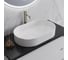 Раковина керамическая BelBagno накладная, овальная, 610x385x120 BB1479 2