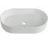 Раковина керамическая BelBagno накладная, овальная, 610x385x120 BB1479 6