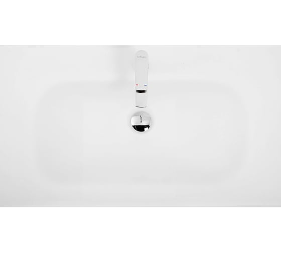 Стеклянная раковина BelBagno белая матовая, 810x465 BB810/465-LV-VTR-BO