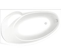 Ванна BAS Флорида левая, 1600х880, каркас, комплект д/с В 00038