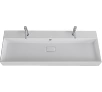 Раковина из искусственного мрамора Cezares Bianco opaco, 121x45x11.5 50314