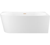 Угловая акриловая ванна Wellsee Excellence Pro 150х73 см, правый разворот, в наборе 4 в 1 28761004R