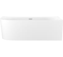 Угловая акриловая ванна Wellsee Collaro 170х80 см, правый разворот, в наборе 4 в 1 28910501R