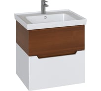 Комплект Sanstar тумба Valencia подвесная 60, мебельный умывальник Грейс 60 258.1-1.5.1.К