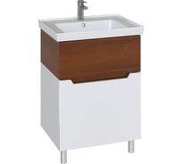 Комплект Sanstar тумба Valencia напольная 60, мебельный умывальник Грейс 60 261.1-1.5.1.К