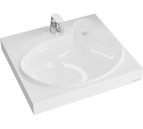 Умывальник СаНта Сатурн 600х110х550, с кронштейнами 900126