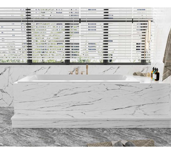 Ванна из искусственного камня Cezares Solid Surface CZR-SLIDER-170-80-57-SSB