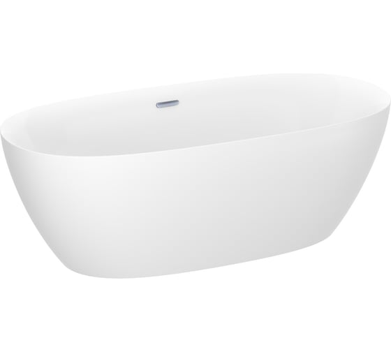 Отдельностоящая акриловая ванна Wellsee Bliss 170 х 80 см, в наборе 4 в 1 28820101R