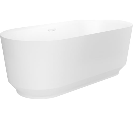 Отдельностоящая акриловая ванна Wellsee Air Gap R 166x77 см, в наборе 4 в 1 23860102R