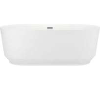 Отдельностоящая акриловая ванна Wellsee Air Gap R 166x77 см, в наборе 4 в 1 23860103R