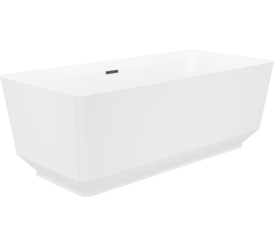 Отдельностоящая акриловая ванна Wellsee Air Gap S 166x78 см, в наборе 4 в 1 23850103R