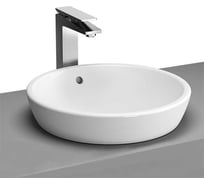 Раковина-чаша Vitra Metropole, круглая 45 см, c переливом, белая 5940B003-0012