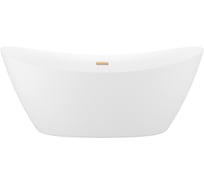 Отдельностоящая акриловая ванна Wellsee Carefree Dove 168x73 см, в наборе 4 в 1 23290104R