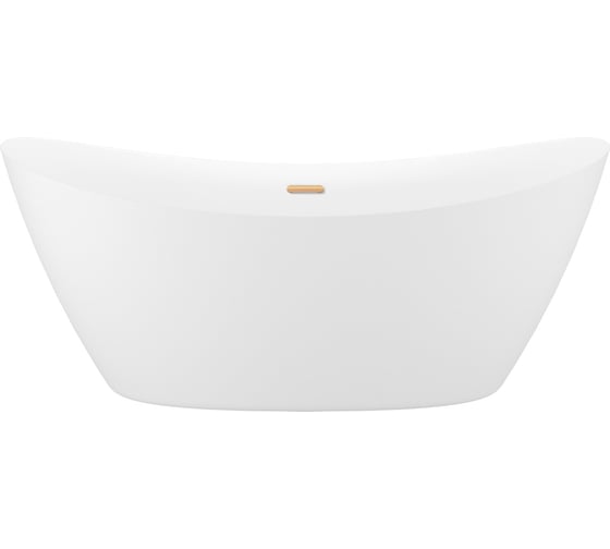Отдельностоящая акриловая ванна Wellsee Carefree Dove 168x73 см, в наборе 4 в 1 23290104R 1