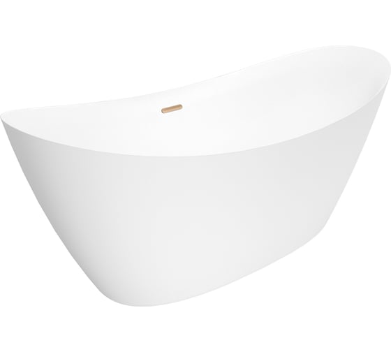 Отдельностоящая акриловая ванна Wellsee Carefree Dove 168x73 см, в наборе 4 в 1 23290104R