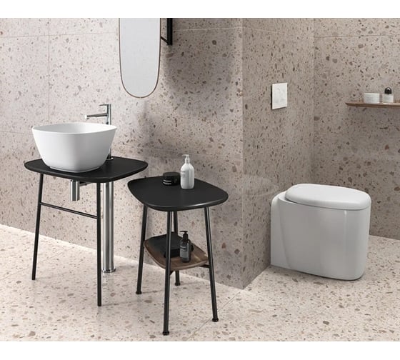 Раковина-чаша Vitra Plural высокая, 45 cм, матовая белая 7811B401-0016
