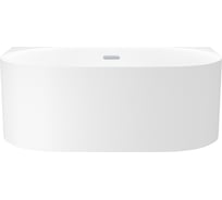 Пристенная акриловая ванна Wellsee Collaro Mini 140х70 см, в наборе 4 в 1 28870101R