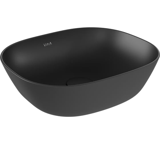 Раковина-чаша Vitra Plural низкая, 45 cм, матовая черная 7810B483-0016