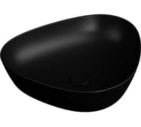 Раковина-чаша Vitra Plural низкая, треугольная 47 cм, матовая черная 7812B483-0016