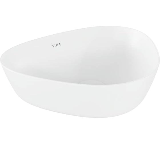 Раковина-чаша Vitra Plural низкая, треугольная 47 cм, матовая белая 7812B401-0016