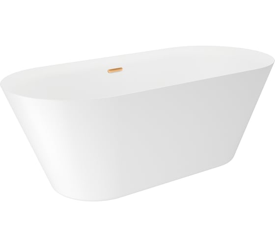 Отдельностоящая акриловая ванна Wellsee Cute Twin R 168x75 см, в наборе 4 в 1 23840104R