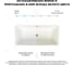 Отдельностоящая акриловая ванна Wellsee Cute Twin S 168x75 см, в наборе 4 в 1 23830103R 7