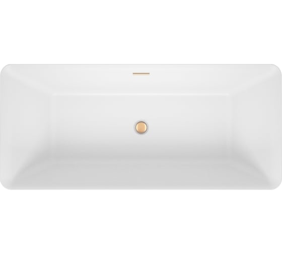 Отдельностоящая акриловая ванна Wellsee Cute Twin S 168x75 см, в наборе 4 в 1 23830104R