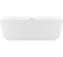 Отдельностоящая акриловая ванна Wellsee Air Gap S 166x78 см, в наборе 4 в 1 23850101R