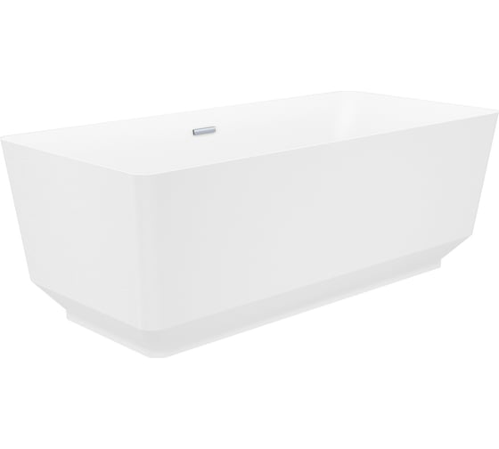 Отдельностоящая акриловая ванна Wellsee Air Gap S 166x78 см, в наборе 4 в 1 23850101R