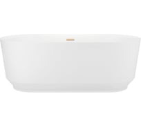 Отдельностоящая акриловая ванна Wellsee Air Gap R 166x77 см, в наборе 4 в 1 23860104R