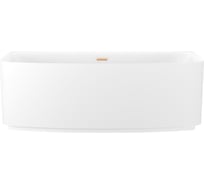 Пристенная акриловая ванна Wellsee Ground Breaking 170х80 см, в наборе 4 в 1 28770104R