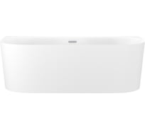 Пристенная акриловая ванна Wellsee Collaro 180х80 см, в наборе 4 в 1 28910201R