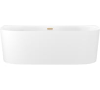 Пристенная акриловая ванна Wellsee Collaro 170х80 см, в наборе 4 в 1 28910104R