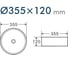 Раковина накладная DQ Matrix DT1391516 2