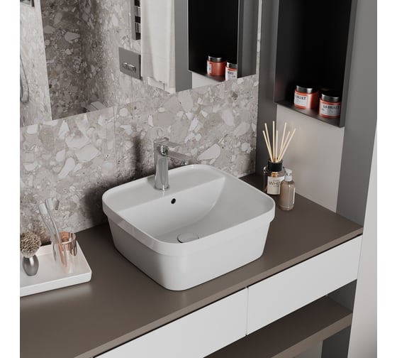 Раковина DK накладная D&K Quadro DT1510916
