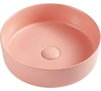 Раковина накладная D&K Matrix розовый матовый, 355х355х120 мм DT1391504