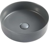 Раковина накладная D&K Matrix графит, 355х355х120мм DT1391506