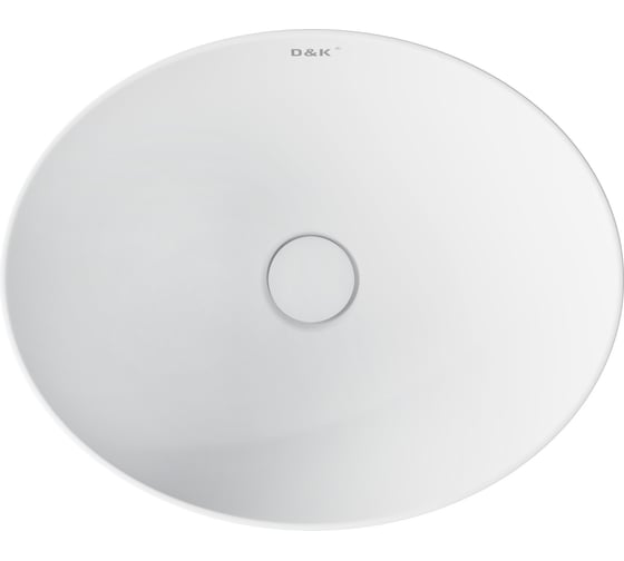 Раковина накладная D&K Matrix 410х335х145 мм, матовый белый DT1390708
