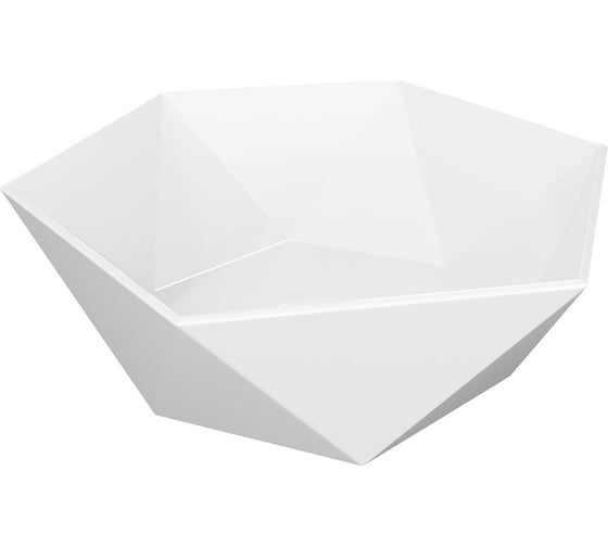 Раковина Teymi Diamond 48, накладная, белая T51105 ЦБ-00270114