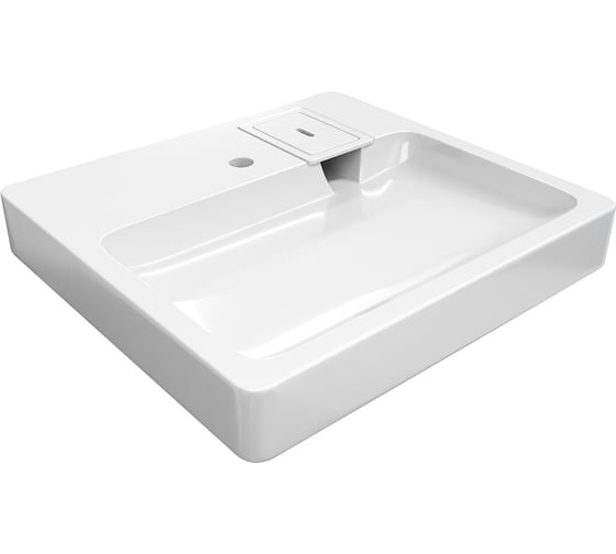 Раковина над стиральной машиной Teymi Kati Pro 60x55, литьевой мрамор T50422 ЦБ-00269782