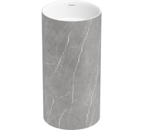 Напольная раковина отдельно стоящая Wellsee Chalice Perfection, серый мрамор 230618000