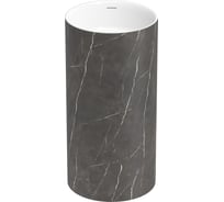 Напольная раковина отдельно стоящая Wellsee Chalice Perfection, черный мрамор 230617000