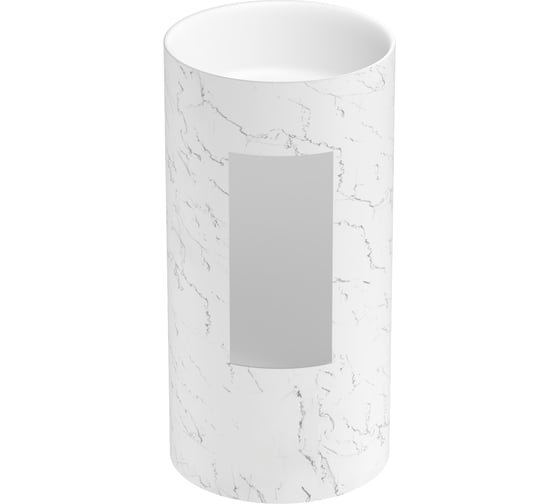 Напольная раковина отдельно стоящая Wellsee Chalice Perfection, белый мрамор 230619000