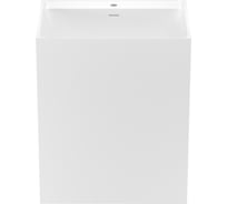 Напольная раковина отдельно стоящая Wellsee Doux, моноблок, матовый белый 230502000