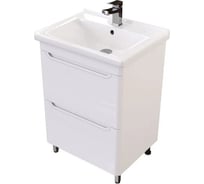 Тумба напольная Toppus ATLAS 60 с умывальником Miranda, белый глянец 9811.021