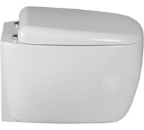 Унитаз подвесной Milleau MIEL с микролифтом (белый глянец) / Tornado MYL042SGW