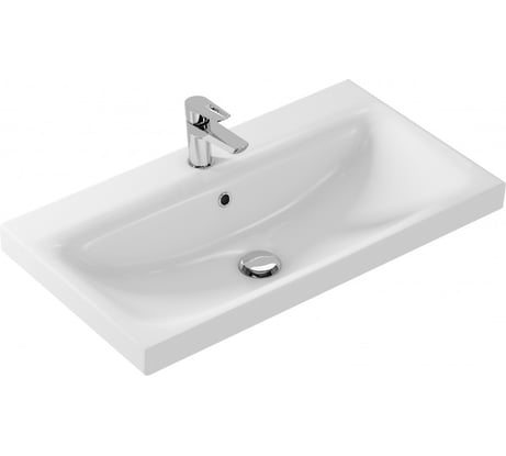 Мебельная раковина Cersanit MODUO 80, 1 отверстие S-UM-MOD80/1