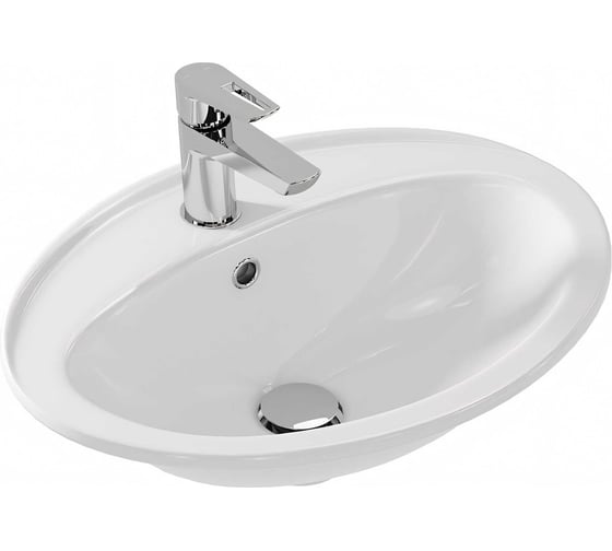 Раковина Cersanit CALLA 54 встраиваемая в столешницу, 1 отверстие S-UM-Cl/1-w