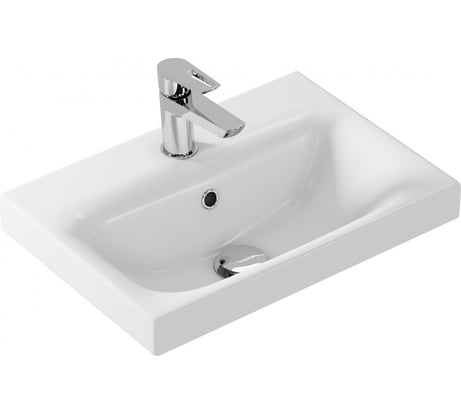 Мебельная раковина Cersanit MODUO 60, 1 отверстие S-UM-MOD60/1