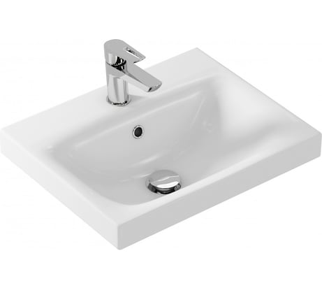 Мебельная раковина Cersanit MODUO 50, 1 отверстие S-UM-MOD50/1